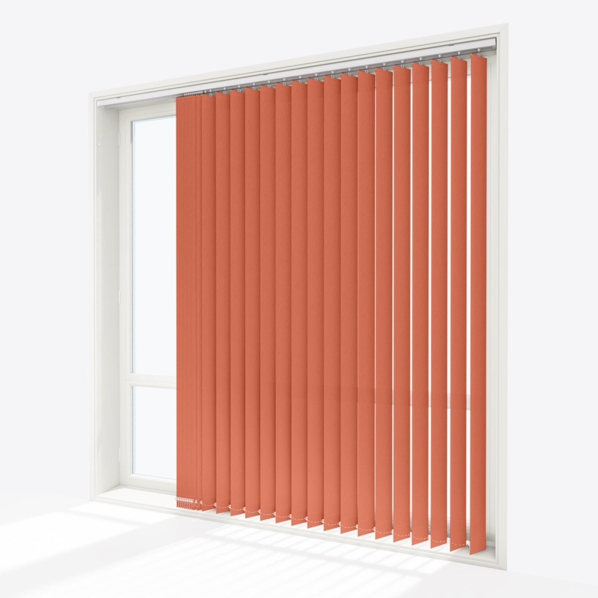 Solo Mandarin Orange Vertical Blinds Replacement Slats - Zen Shades