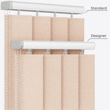 Somerton Frappé Vertical Blinds - Zen Shades