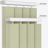 Somerton Jugendstil Green Vertical Blinds - Zen Shades