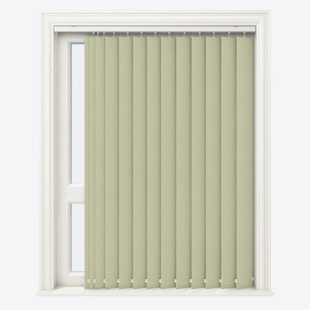 Somerton Jugendstil Green Vertical Blinds Replacement Slats - Zen Shades