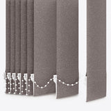 Somerton Steel Grey Vertical Blinds - Zen Shades