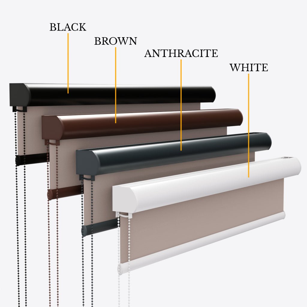 Spirit Light Mahogany Roller Blinds - Zen Shades