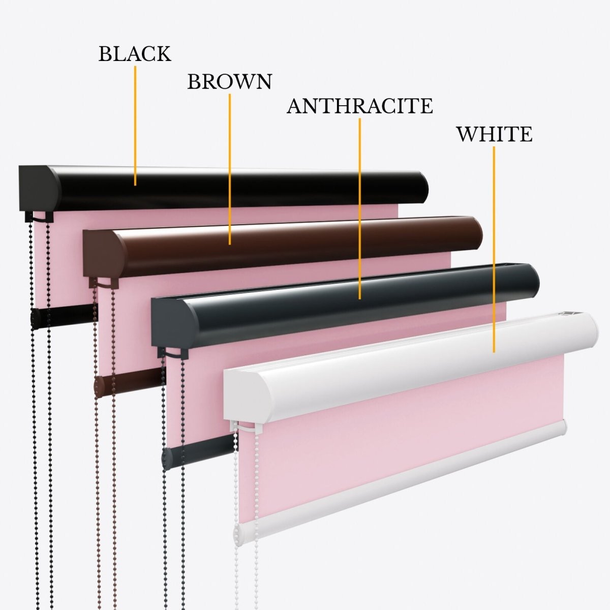 Spirit Parfait Pink Roller Blinds - Zen Shades