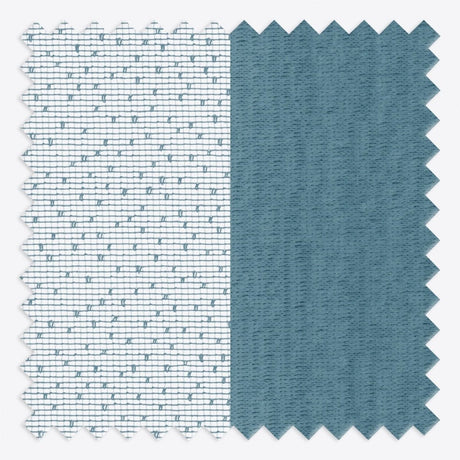 Spotted Colonial Blue Day & Night Vertical Sheer 40cm - Zen Shades