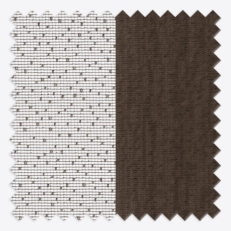 Spotted Obsidian Brown Day & Night Vertical Sheer 40cm - Zen Shades