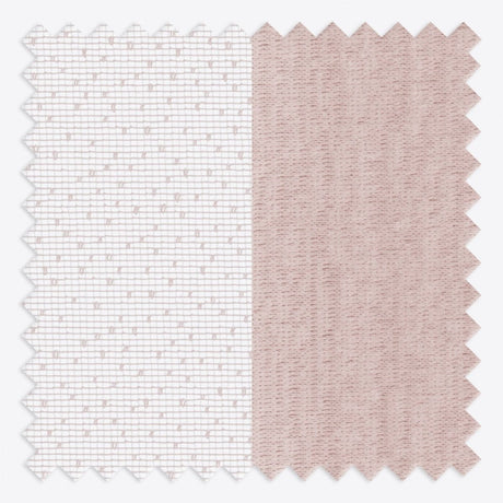 Spotted Pale Mauve Day & Night Vertical Sheer 40cm - Zen Shades