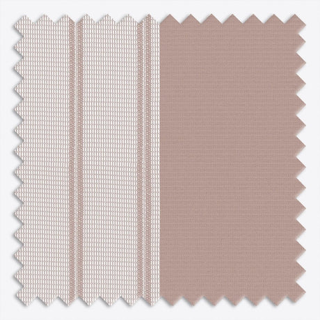 Stripe Adobe Rose Day & Night Vertical Sheer 40cm - Zen Shades