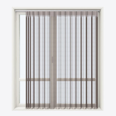 Stripe Crocodile Day & Night Vertical Sheer 40cm - Zen Shades