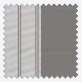 Stripe Dark Grey Day & Night Vertical Sheer 40cm - Zen Shades