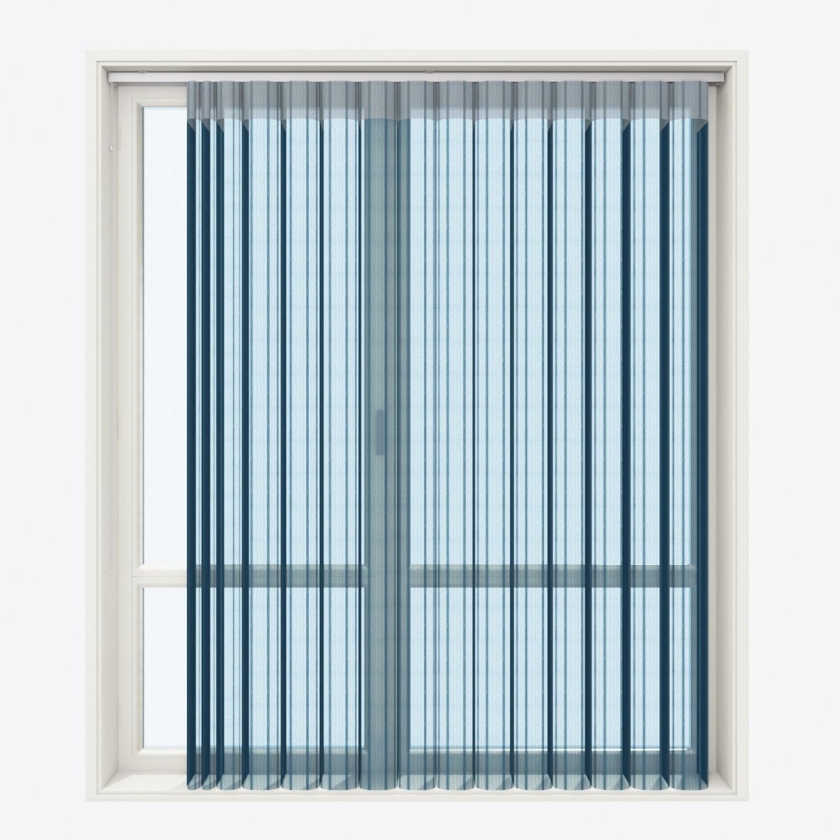 Stripe Deep Dive Day & Night Vertical Sheer 40cm - Zen Shades