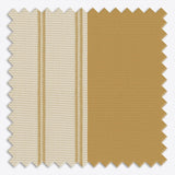 Stripe Honey Mustard Day & Night Vertical Sheer 40cm - Zen Shades