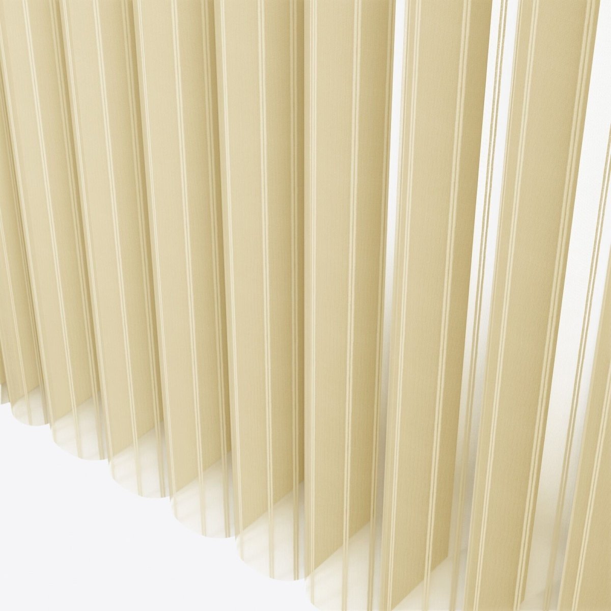 Stripe Light Ivory Day & Night Vertical Sheer 40cm - Zen Shades