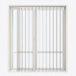 Stripe Matte Grey Day & Night Vertical Sheer 40cm - Zen Shades