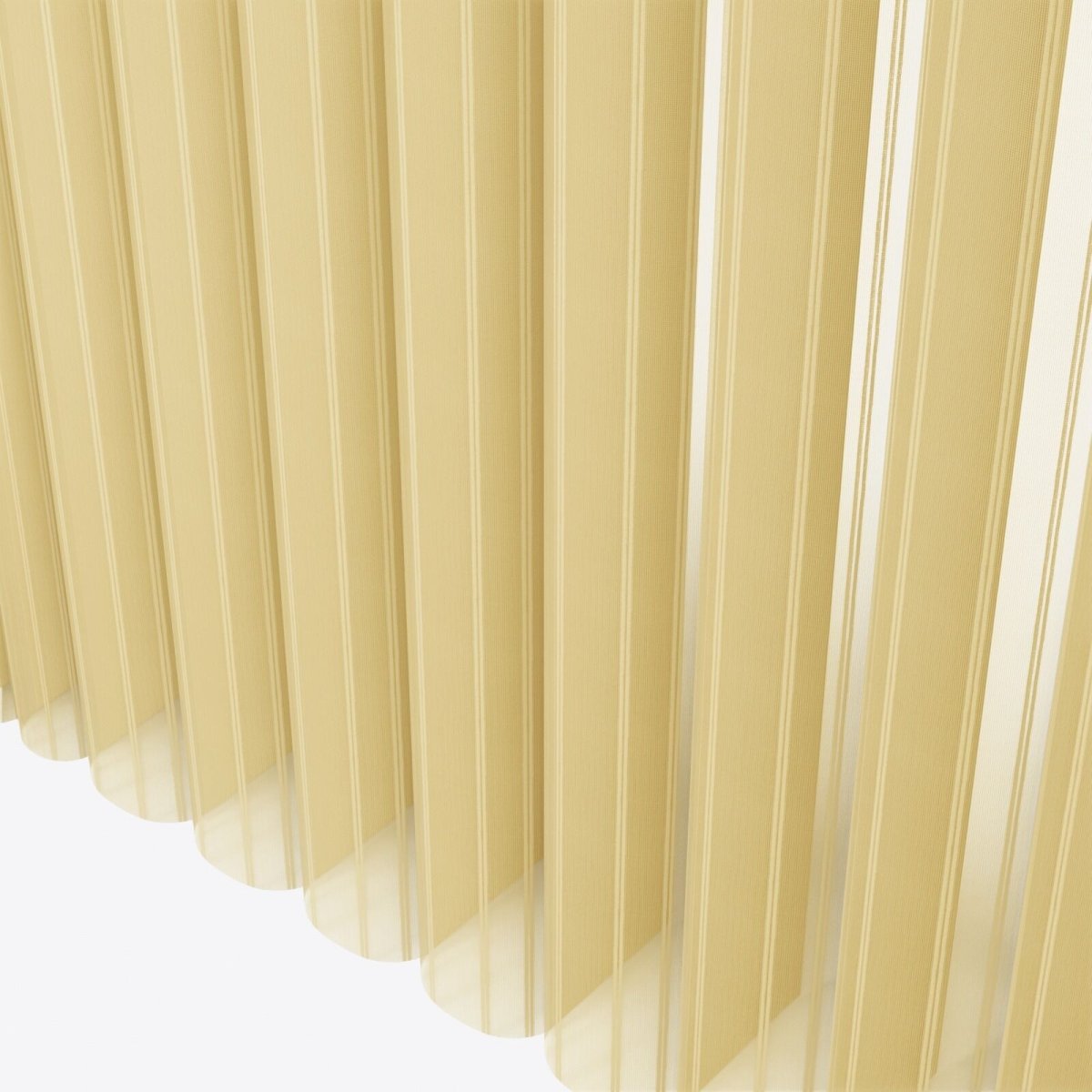 Stripe Moonlight Yellow Day & Night Vertical Sheer 40cm - Zen Shades