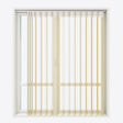 Stripe Moonlight Yellow Day & Night Vertical Sheer 40cm - Zen Shades