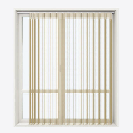 Stripe Moonstone Day & Night Vertical Sheer 40cm - Zen Shades