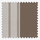 Stripe Morel Day & Night Vertical Sheer 40cm - Zen Shades