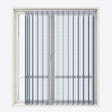 Stripe Ombre Blue Day & Night Vertical Sheer 40cm - Zen Shades