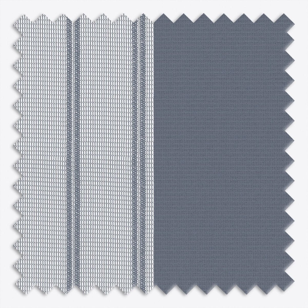 Stripe Ombre Blue Day & Night Vertical Sheer 40cm - Zen Shades