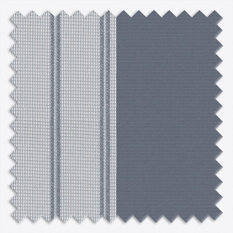 Stripe Ombre Blue Day & Night Vertical Sheer 40cm - Zen Shades