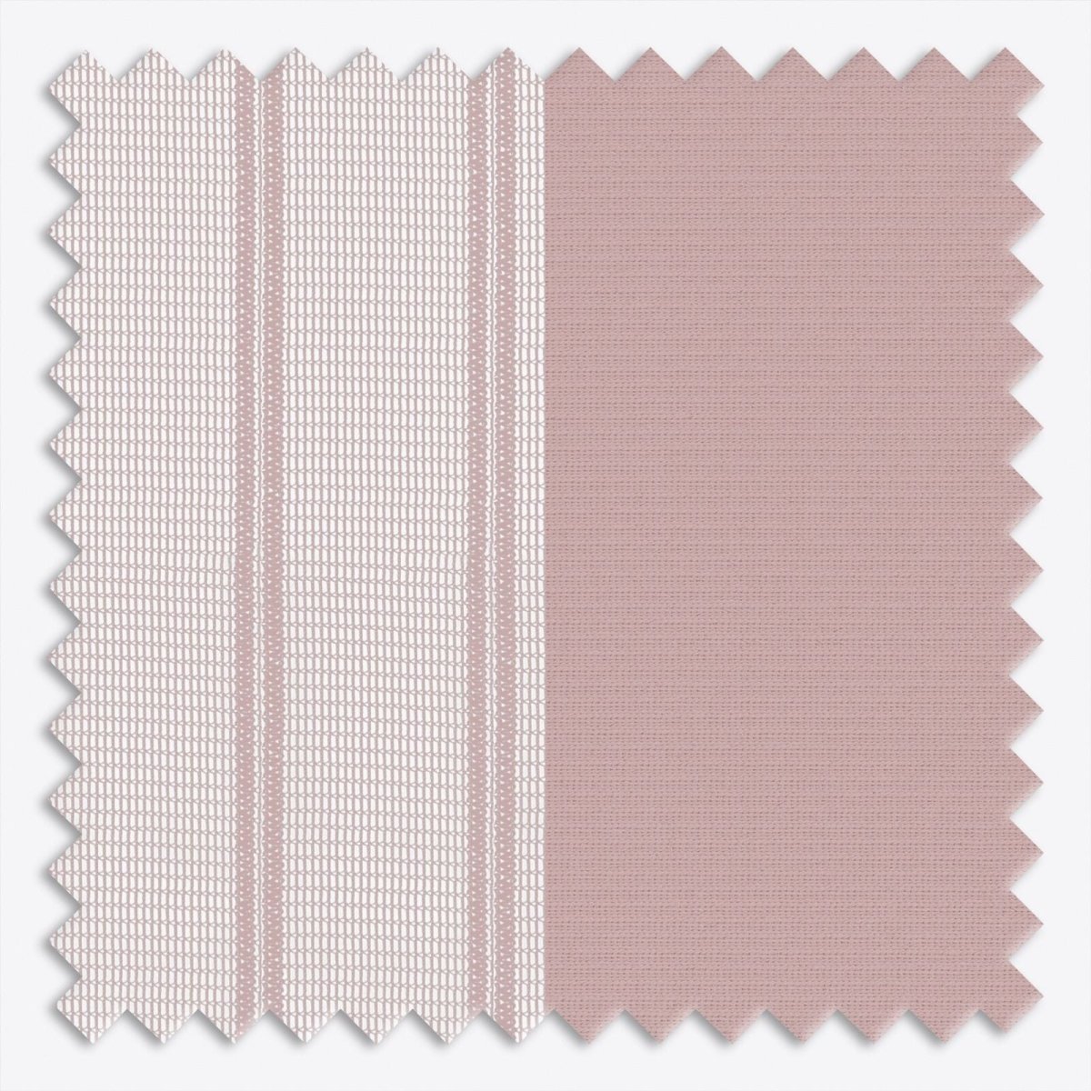 Stripe Pale Mauve Day & Night Vertical Sheer 40cm - Zen Shades