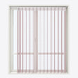 Stripe Pale Mauve Day & Night Vertical Sheer 40cm - Zen Shades