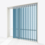 Stripe Storm Blue Day & Night Vertical Sheer 40cm - Zen Shades