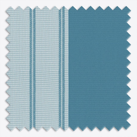 Stripe Storm Blue Day & Night Vertical Sheer 40cm - Zen Shades