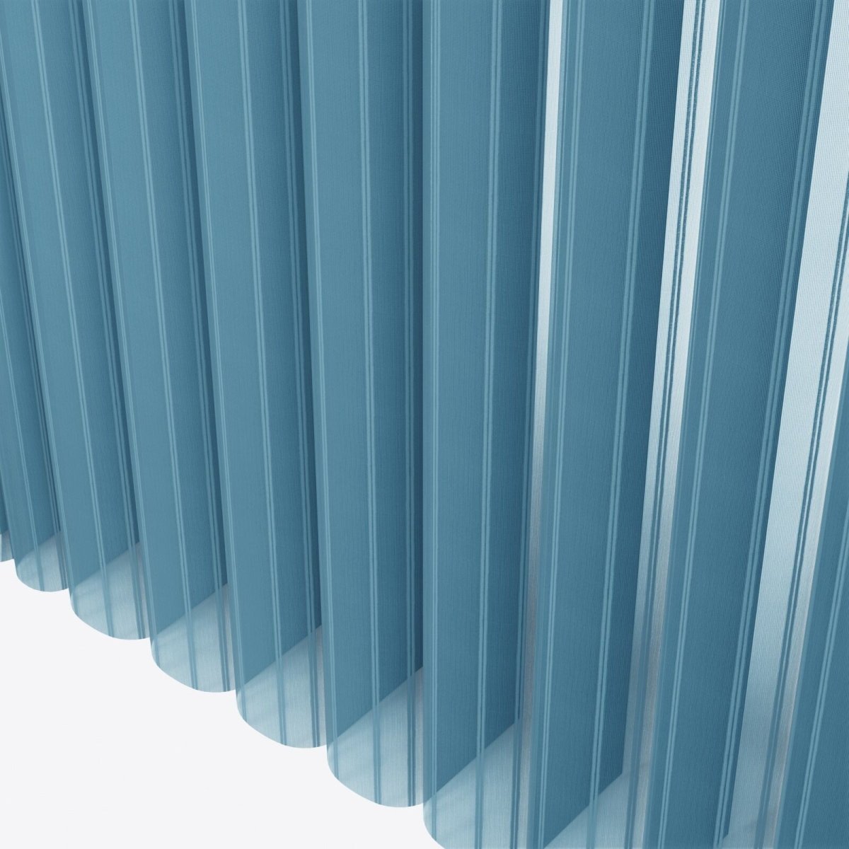 Stripe Storm Blue Day & Night Vertical Sheer 40cm - Zen Shades