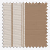 Stripe Tiger's Eye Day & Night Vertical Sheer 40cm - Zen Shades