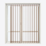 Stripe Tiger's Eye Day & Night Vertical Sheer 40cm - Zen Shades