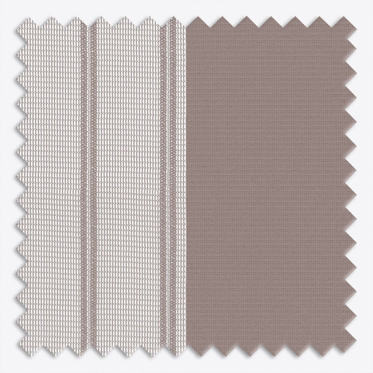 Stripe Umbra Sand Day & Night Vertical Sheer 40cm - Zen Shades