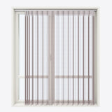 Stripe Umbra Sand Day & Night Vertical Sheer 40cm - Zen Shades