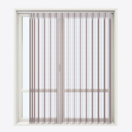 Stripe Umbra Sand Day & Night Vertical Sheer 40cm - Zen Shades