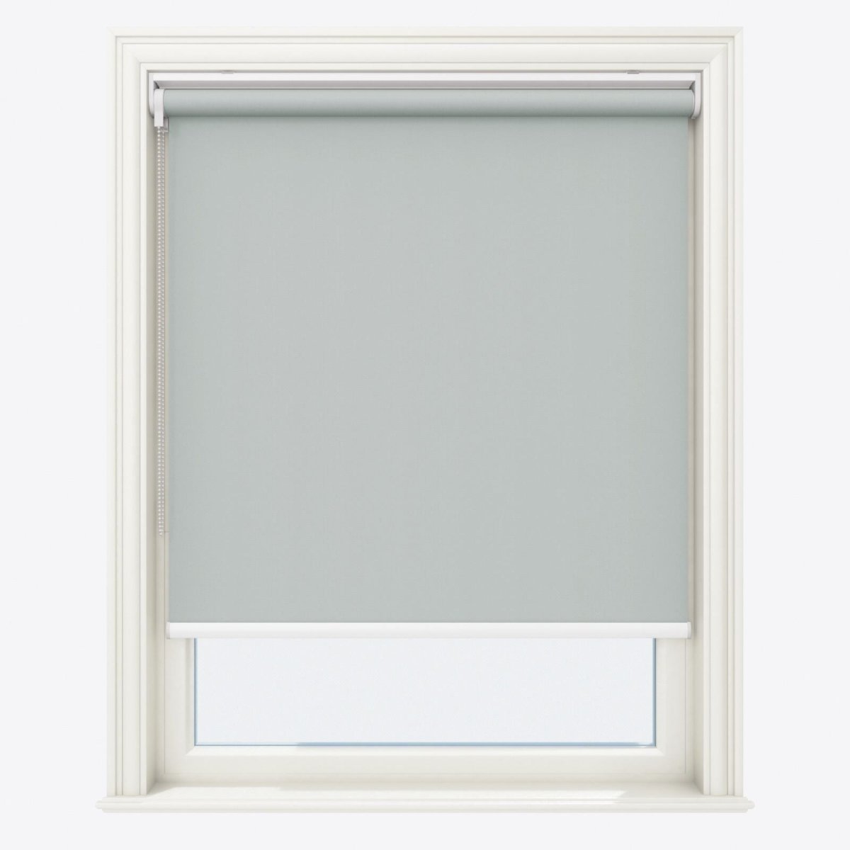 Supreme Mineral Gray Blackout Roller Blinds - Zen Shades