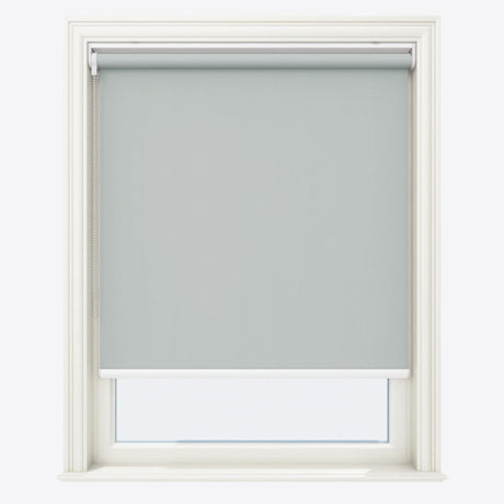 Supreme Mineral Gray Blackout Roller Blinds - Zen Shades