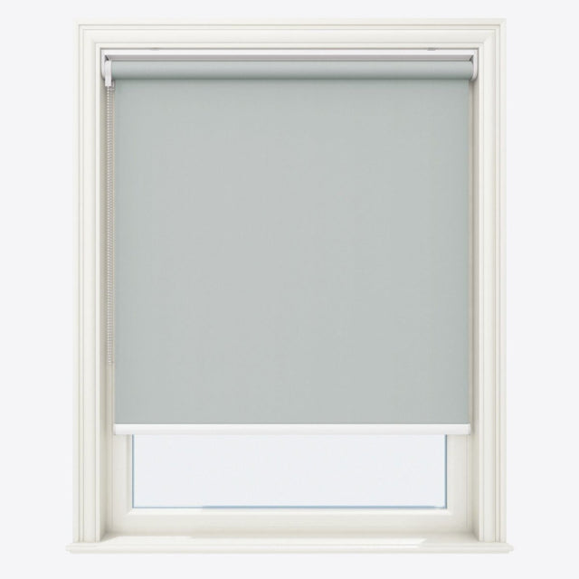 Supreme Mineral Gray Blackout Roller Blinds - Zen Shades