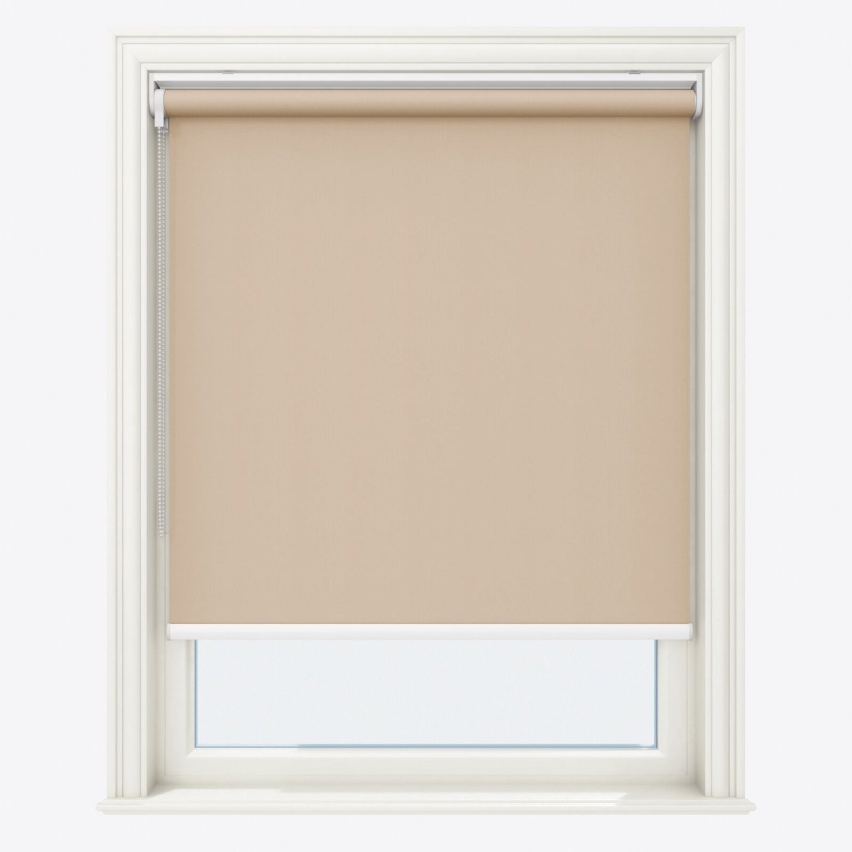 Supreme Pale Khaki Blackout Roller Blinds - Zen Shades