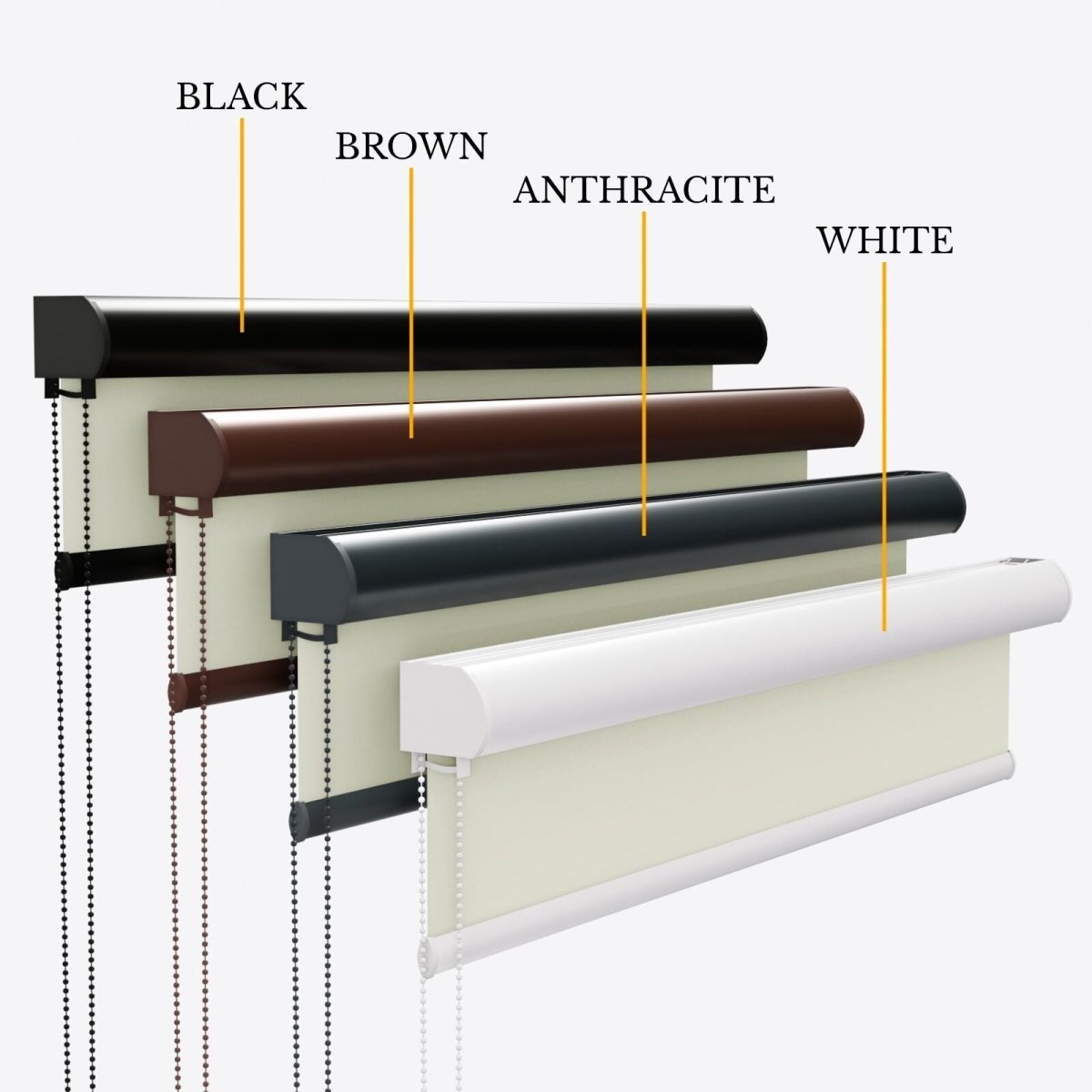 Supreme Silver Birch Blackout Roller Blinds - Zen Shades