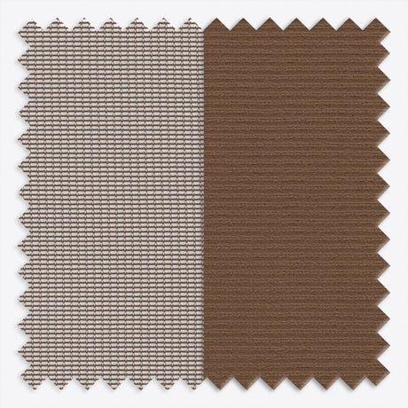 Supreme Terra Brown Day & Night Vertical Sheer 33cm - Zen Shades