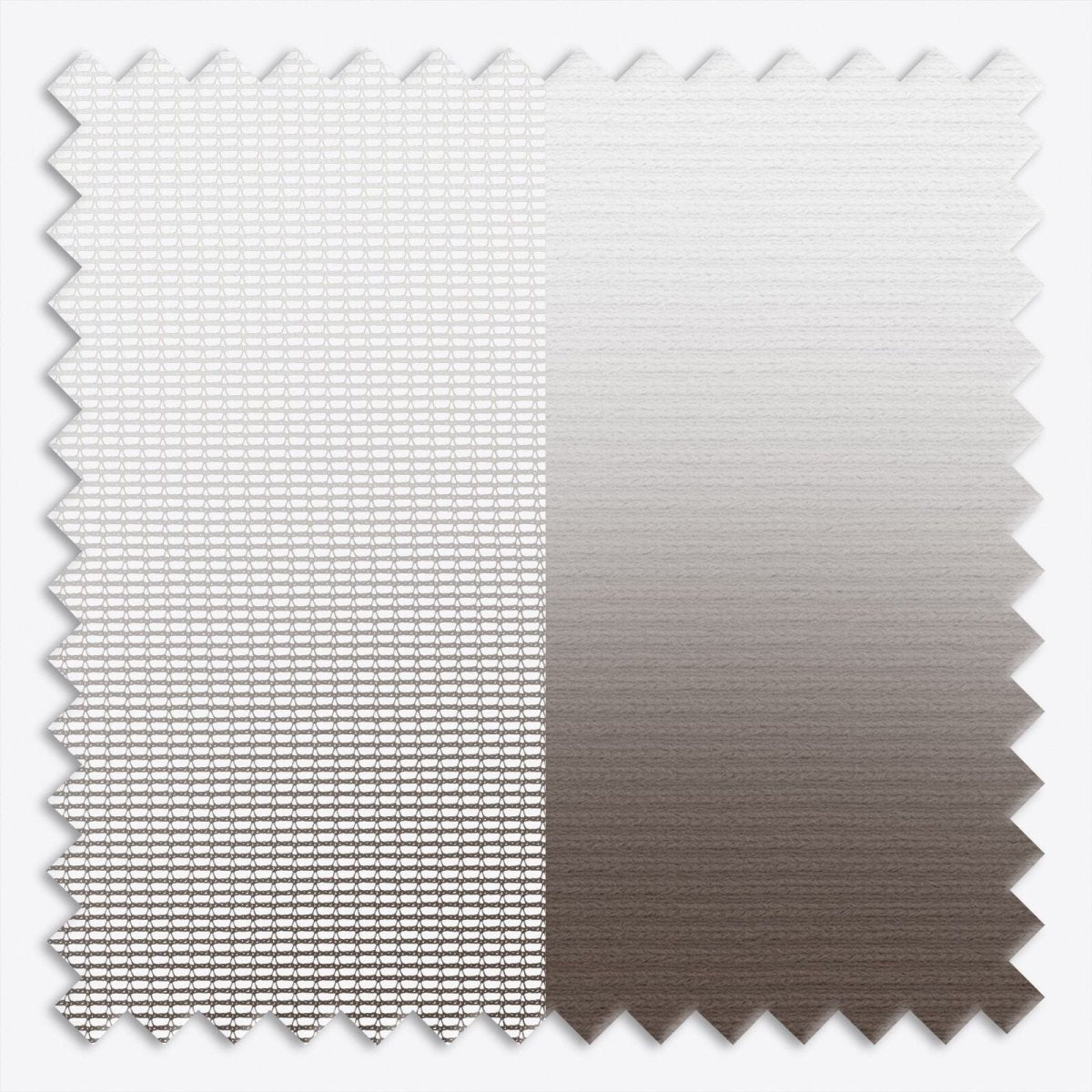 Supreme White & Steel Grey Print Day & Night Vertical Sheer 33cm - Zen Shades
