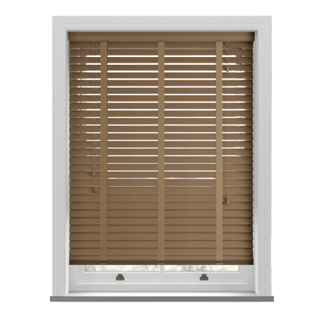 Tawany Real Wooden Blinds With Tapes - Zen Shades