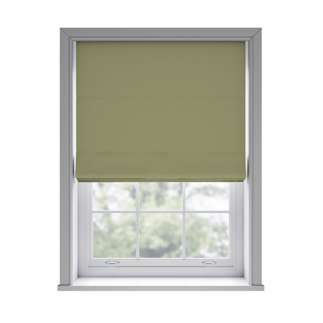 Trace Apple Roman Blinds - Zen Shades