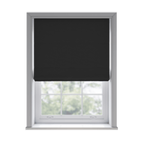 Trace Ebony Roman Blinds - Zen Shades