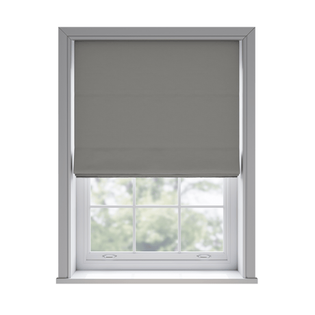 Trace Platinum Roman Blinds - Zen Shades