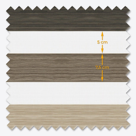 TriTone Timber Cream Day & Night Blinds - Zen Shades