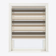 TriTone Timber Cream Day & Night Blinds - Zen Shades