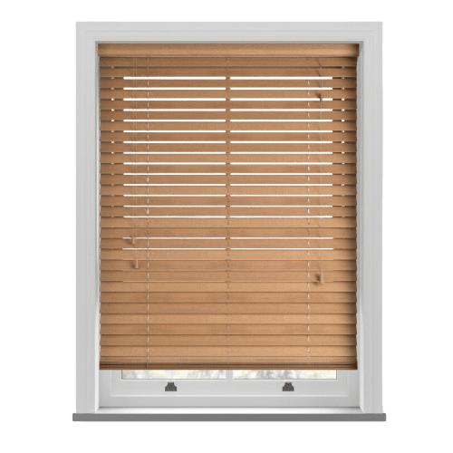 Tuscan Oak Real Wooden Blinds - Zen Shades