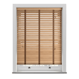 Tuscan Oak Real Wooden Blinds With Tapes - Zen Shades