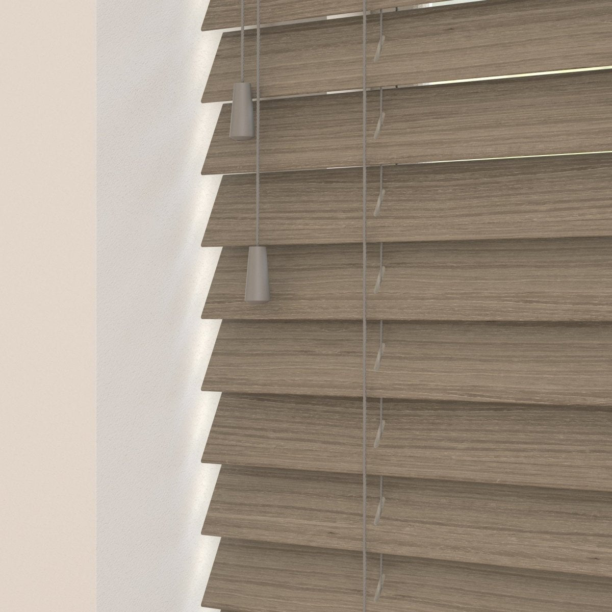 Urban Oak Real Wooden Blinds - Zen Shades